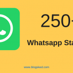 Best Whatsapp Statuses